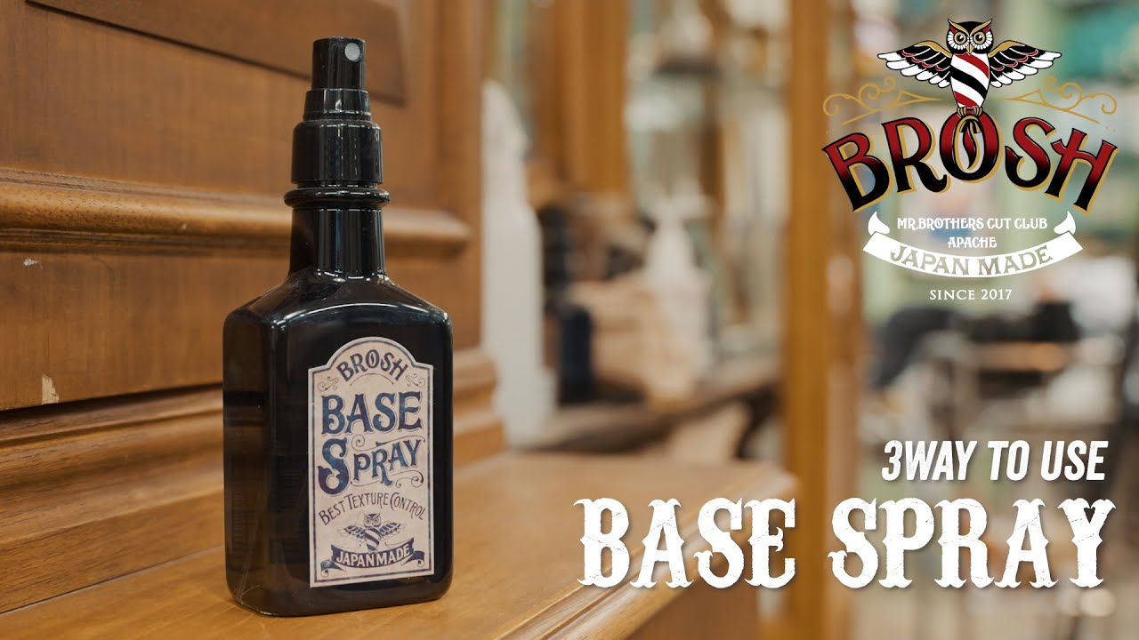 Tiết kiệm gấp đôi Pomade nhờ bước xịt lót Brosh Base Spray
