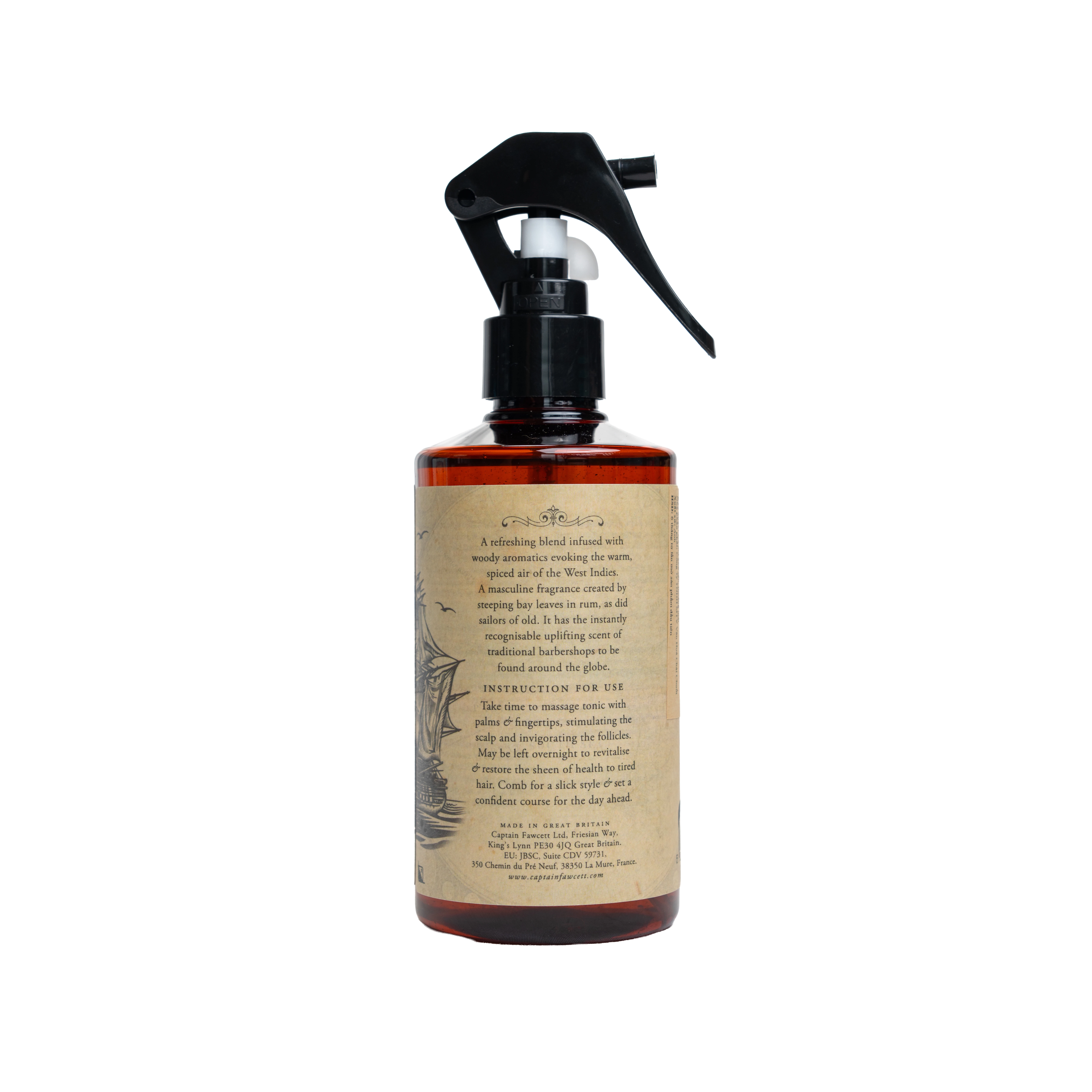 CAPTAIN FAWCETT’S BAY RUM HAIR TONIC - 3